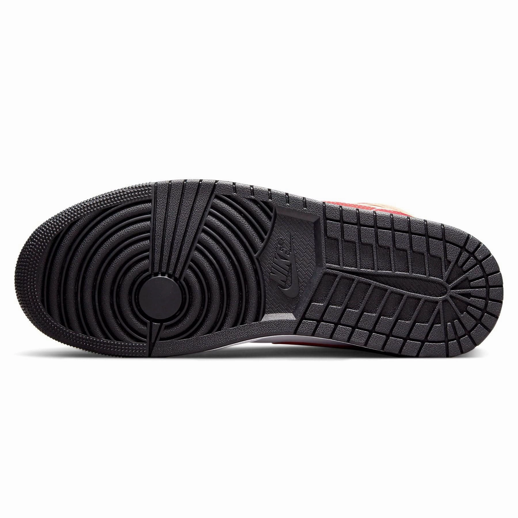 Air Jordan 1 Mid 'Light Curry Cardinal Red' Air Jordan 1 classic sneakers