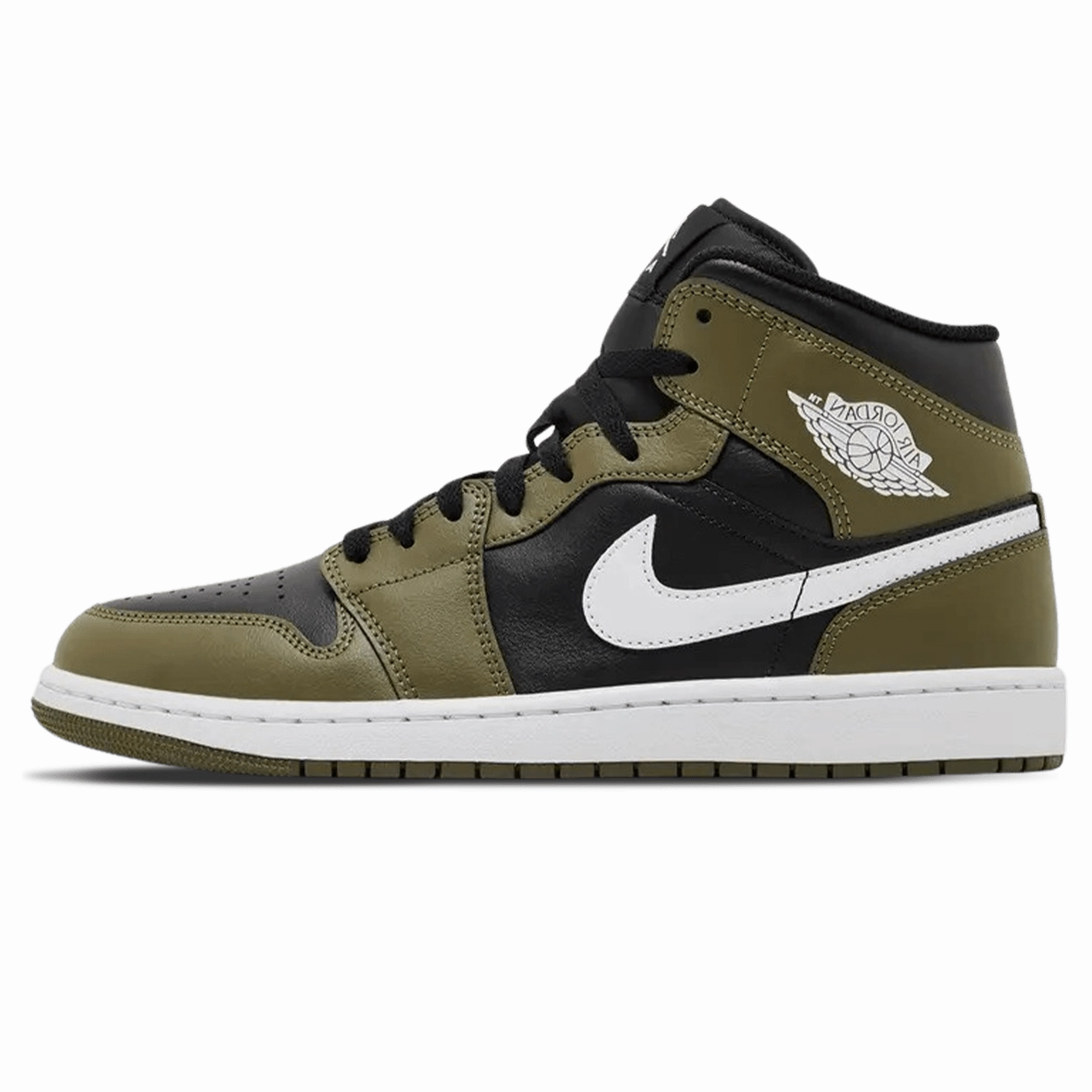 Air Jordan 1 Mid 'Medium Olive' Air Jordan 1 Mid versatile shoes for daily wear