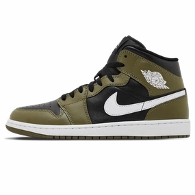 Air Jordan 1 Mid 'Medium Olive' Air Jordan 1 Mid versatile shoes for daily wear