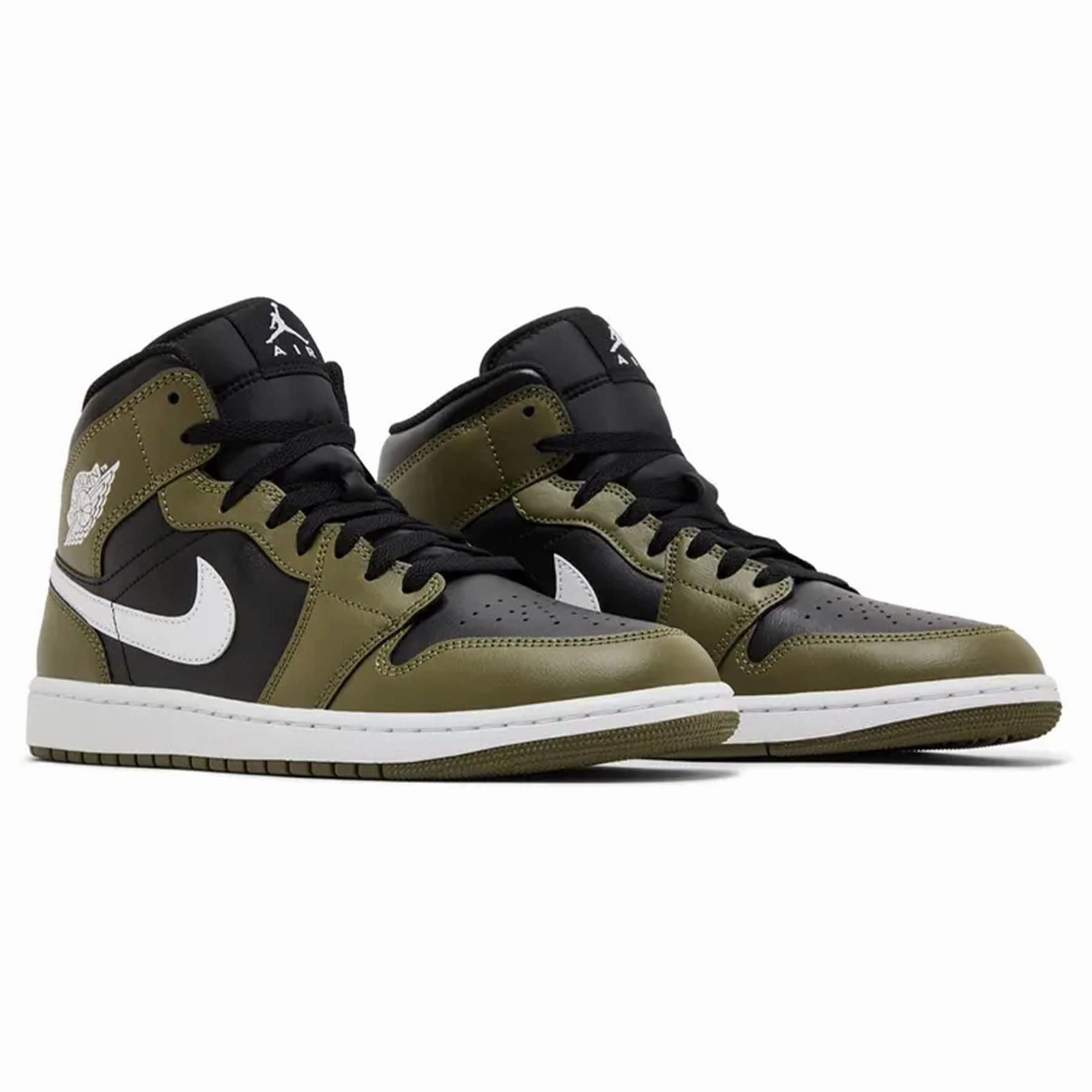 Air Jordan 1 Mid 'Medium Olive' Air Jordan 1 Mid streetwear shoes