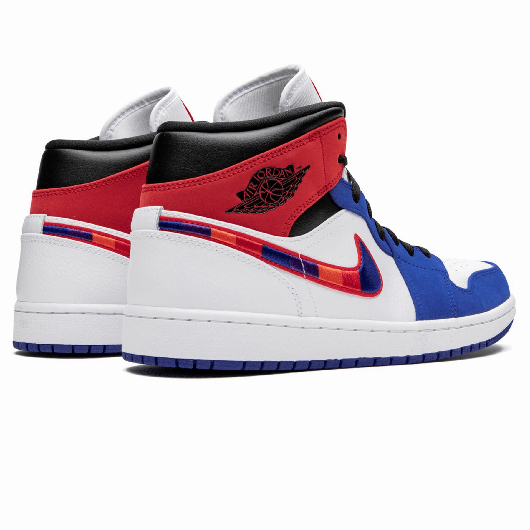 Air Jordan 1 Mid 'Multi Swoosh' Air Jordan 1 vintage style sneakers