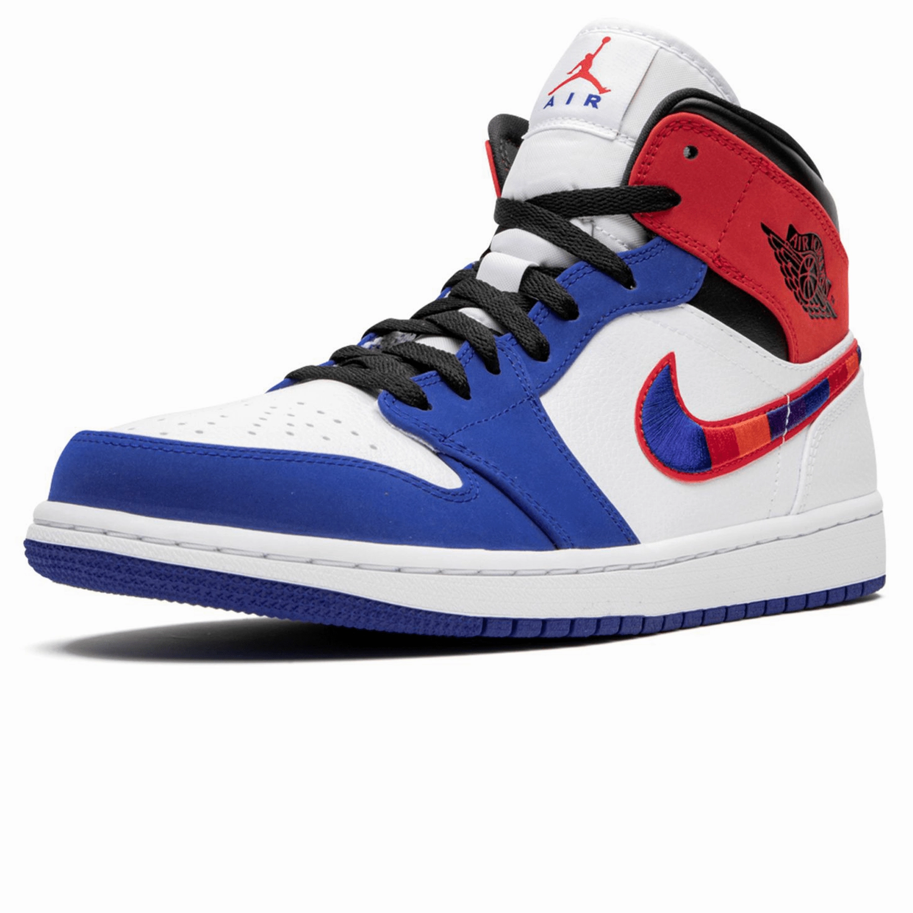 Air Jordan 1 Mid 'Multi Swoosh' Air Jordan 1 vintage style sneakers