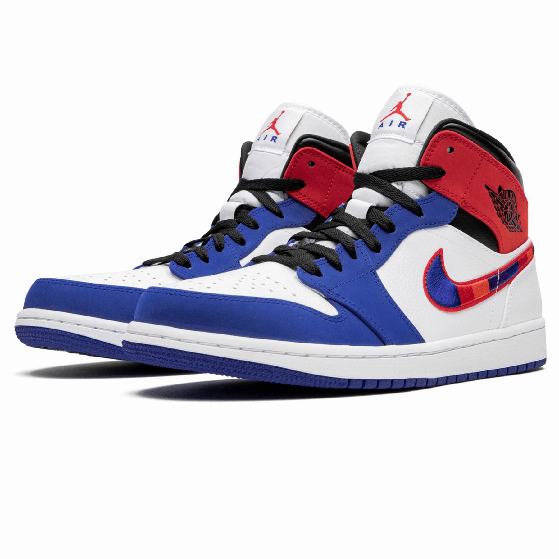 Air Jordan 1 Mid 'Multi Swoosh' Air Jordan 1 vintage style sneakers