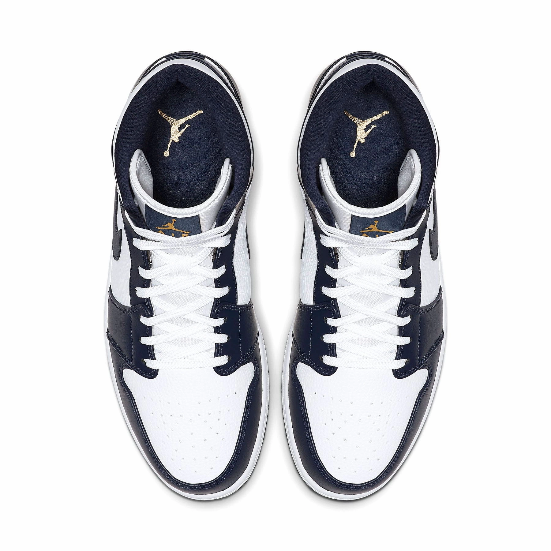 Air Jordan 1 Mid 'Obsidian' Air Jordan 1 vintage style sneakers