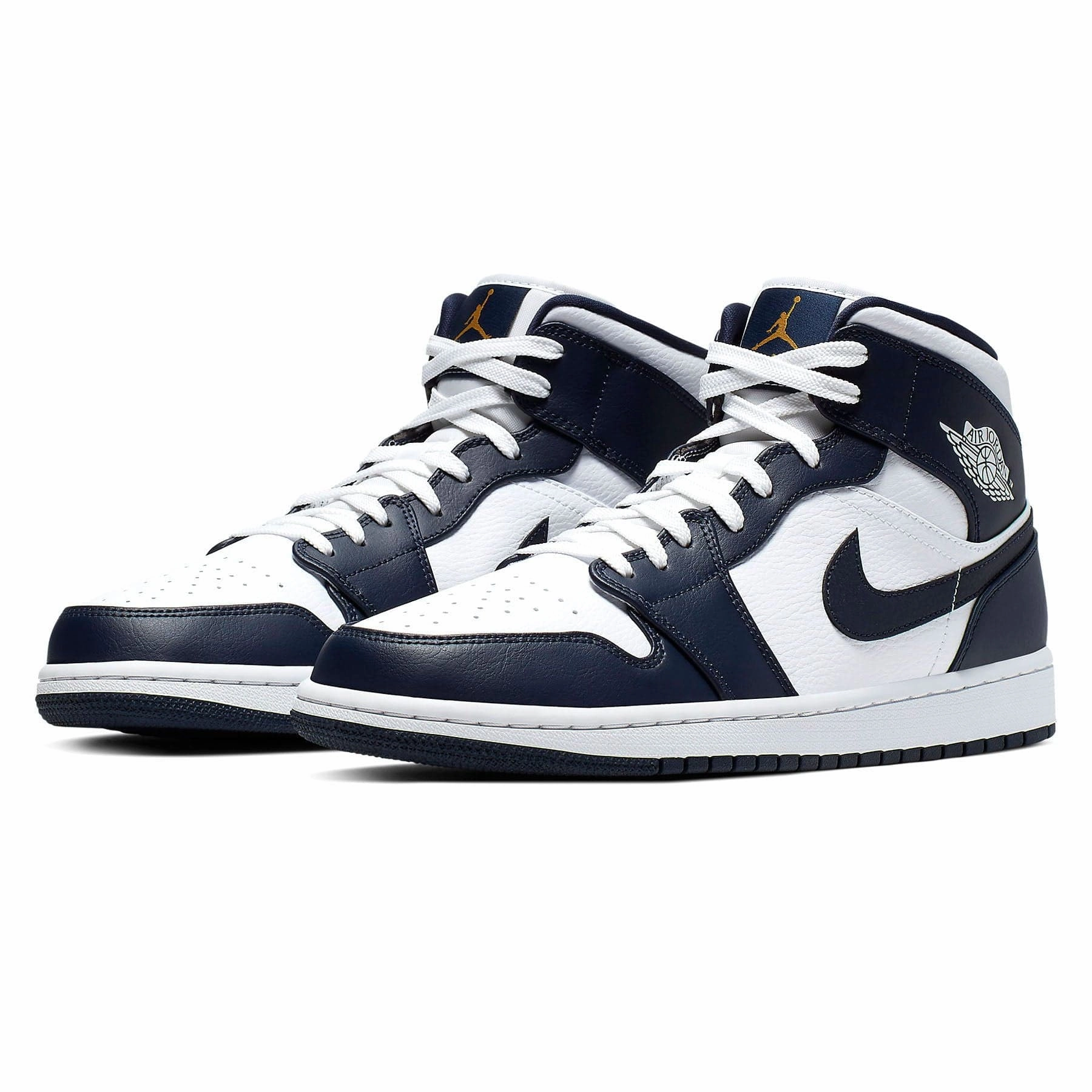 Air Jordan 1 Mid 'Obsidian' Air Jordan 1 vintage style sneakers