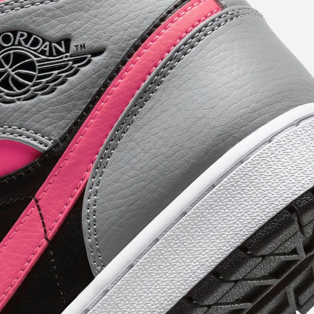 Air Jordan 1 Mid 'Pink Shadow' Air Jordan 1 vintage style sneakers