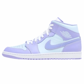 Air Jordan 1 Mid 'Purple Aqua' Air Jordan 1 Mid versatile shoes for daily wear