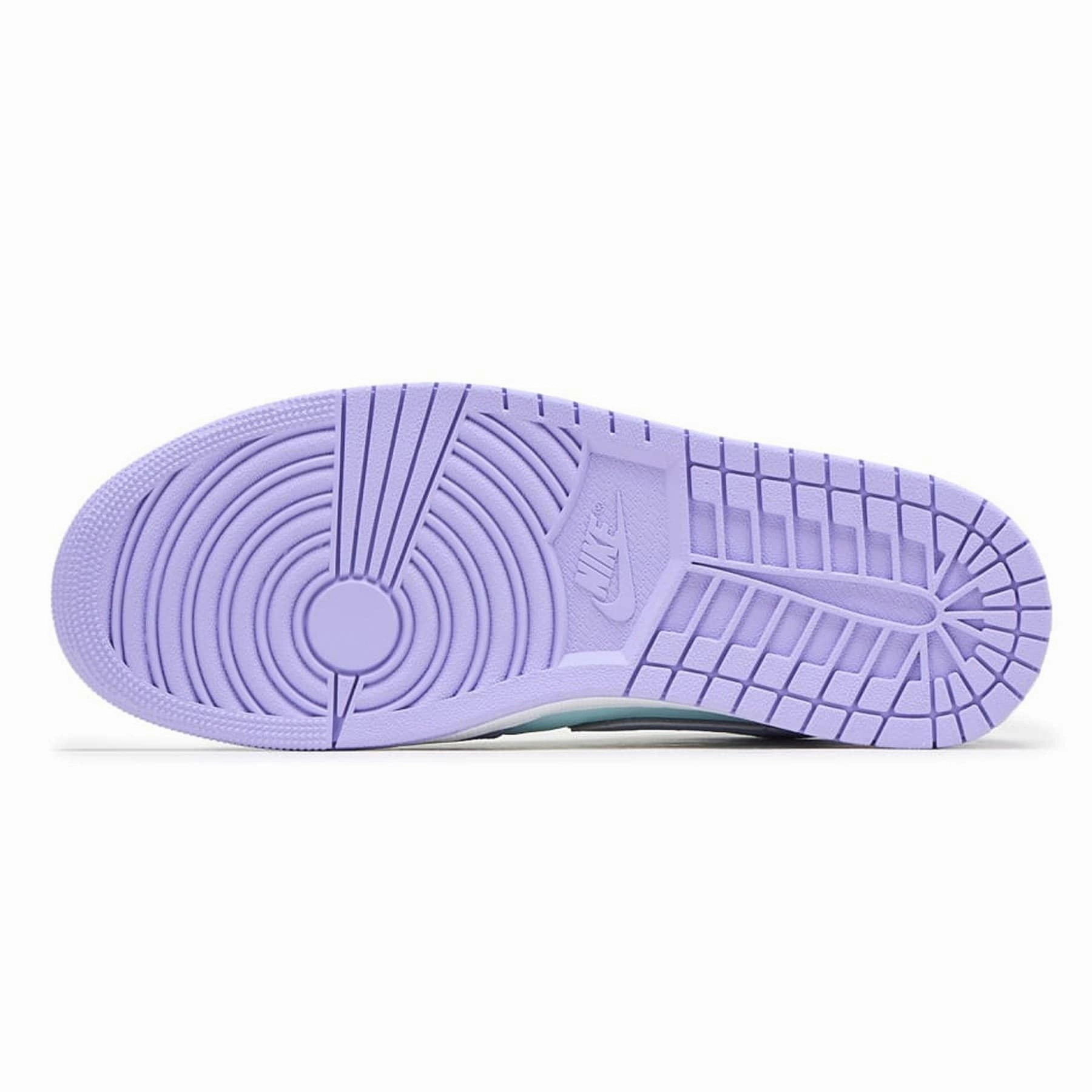 Air Jordan 1 Mid 'Purple Aqua' Air Jordan 1 vintage style sneakers