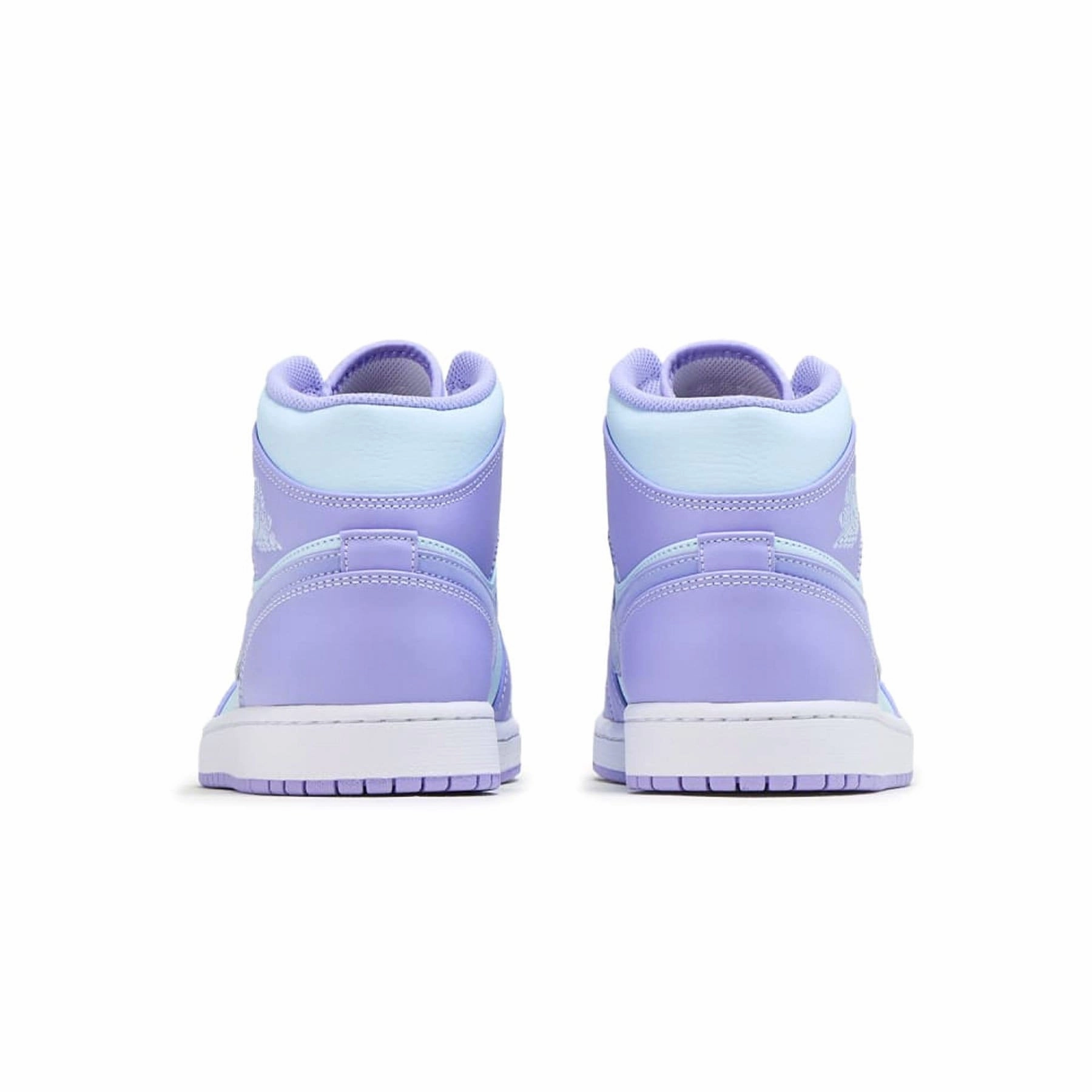 Air Jordan 1 Mid 'Purple Aqua' Air Jordan 1 vintage style sneakers