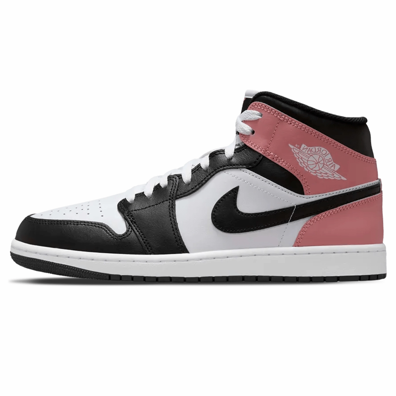 Air Jordan 1 Mid 'Rust Pink' Air Jordan 1 sneakers with heritage court style