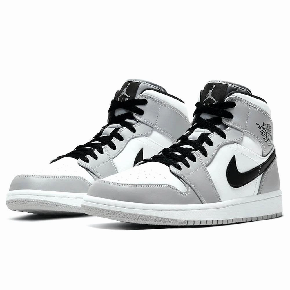 Air Jordan 1 Mid 'Smoke Grey' Air Jordan 1 vintage style sneakers