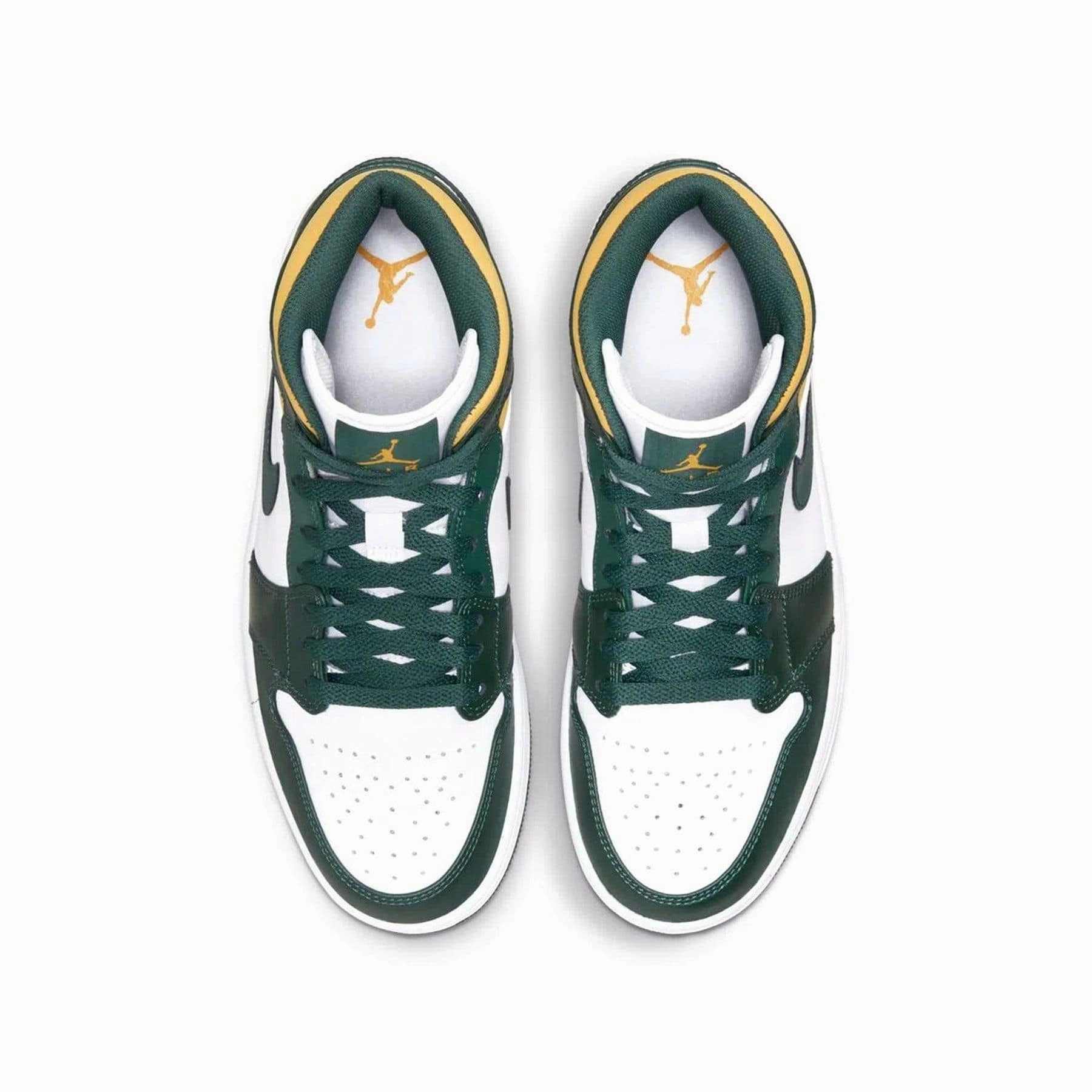 Air Jordan 1 Mid 'Sonics' 2021 Air Jordan 1 Mid streetwear shoes