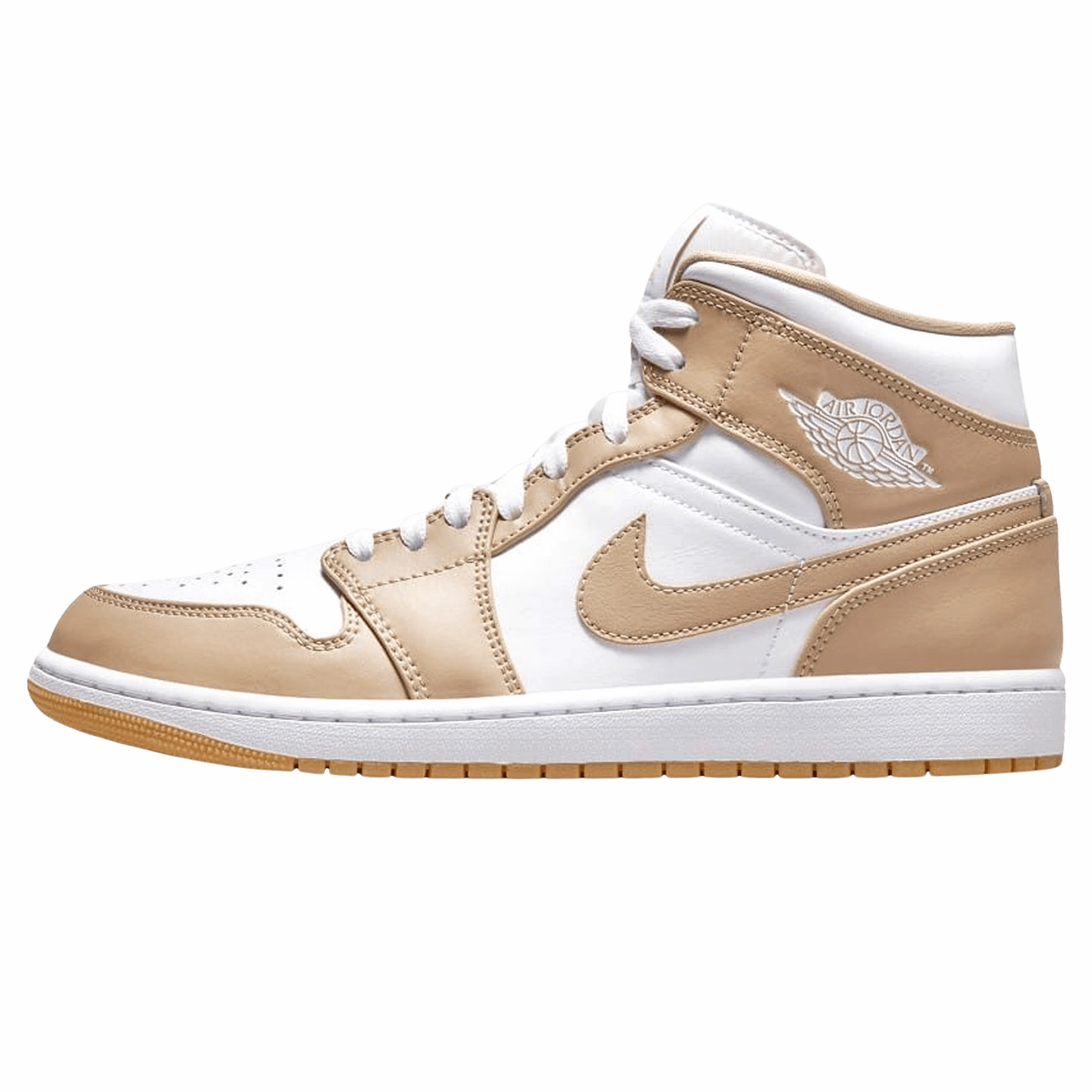 Air Jordan 1 Mid 'Tan Gum' Air Jordan 1 Mid versatile shoes for daily wear