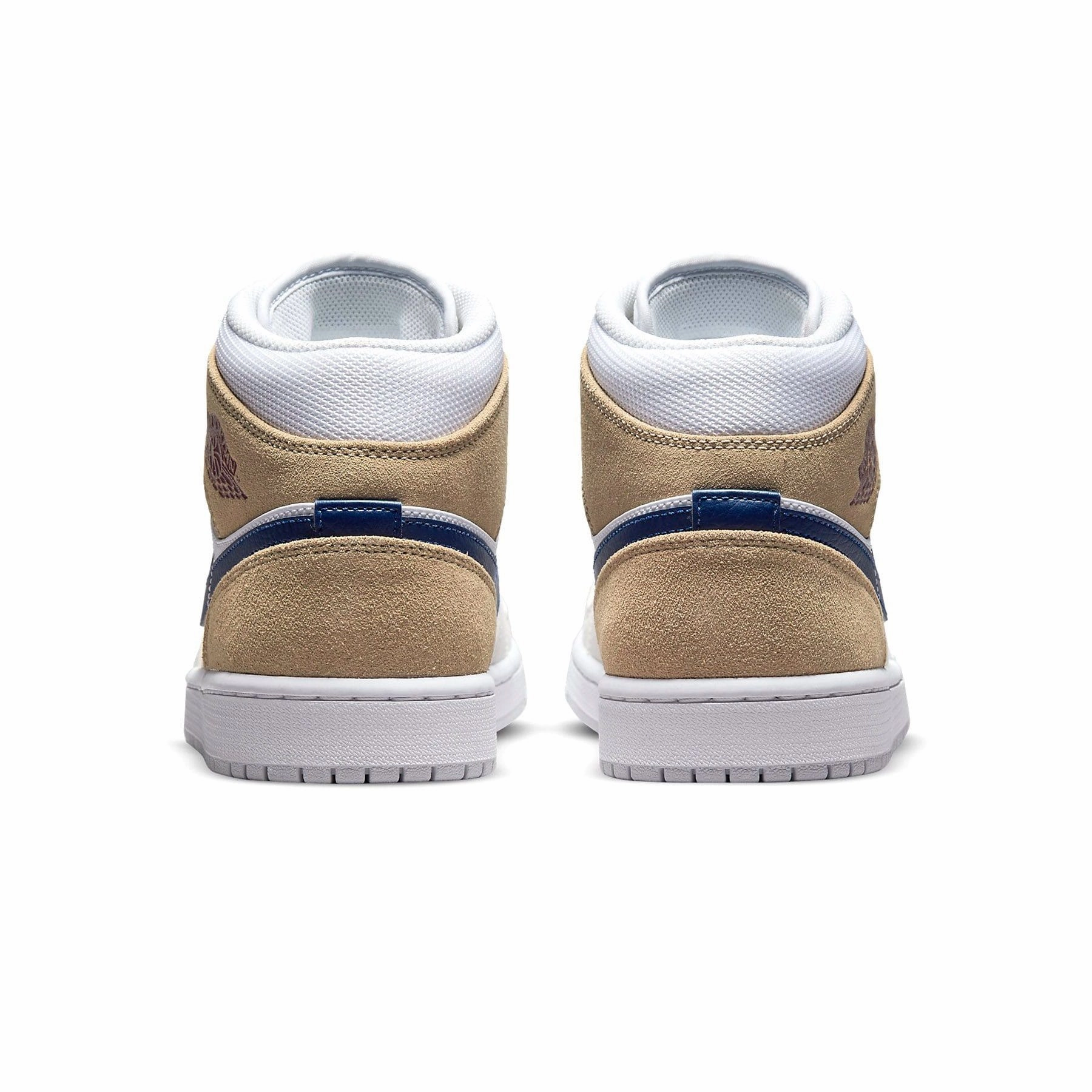 Air Jordan 1 Mid 'Tan Suede Navy' Air Jordan 1 Mid streetwear shoes