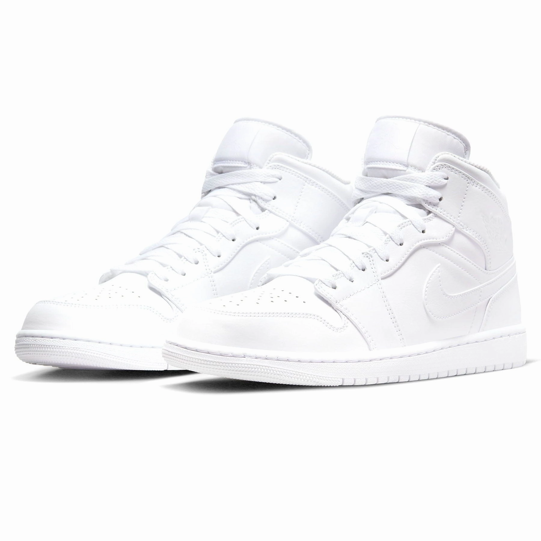 Air Jordan 1 Mid 'Triple White' 2022 Air Jordan 1 classic sneakers