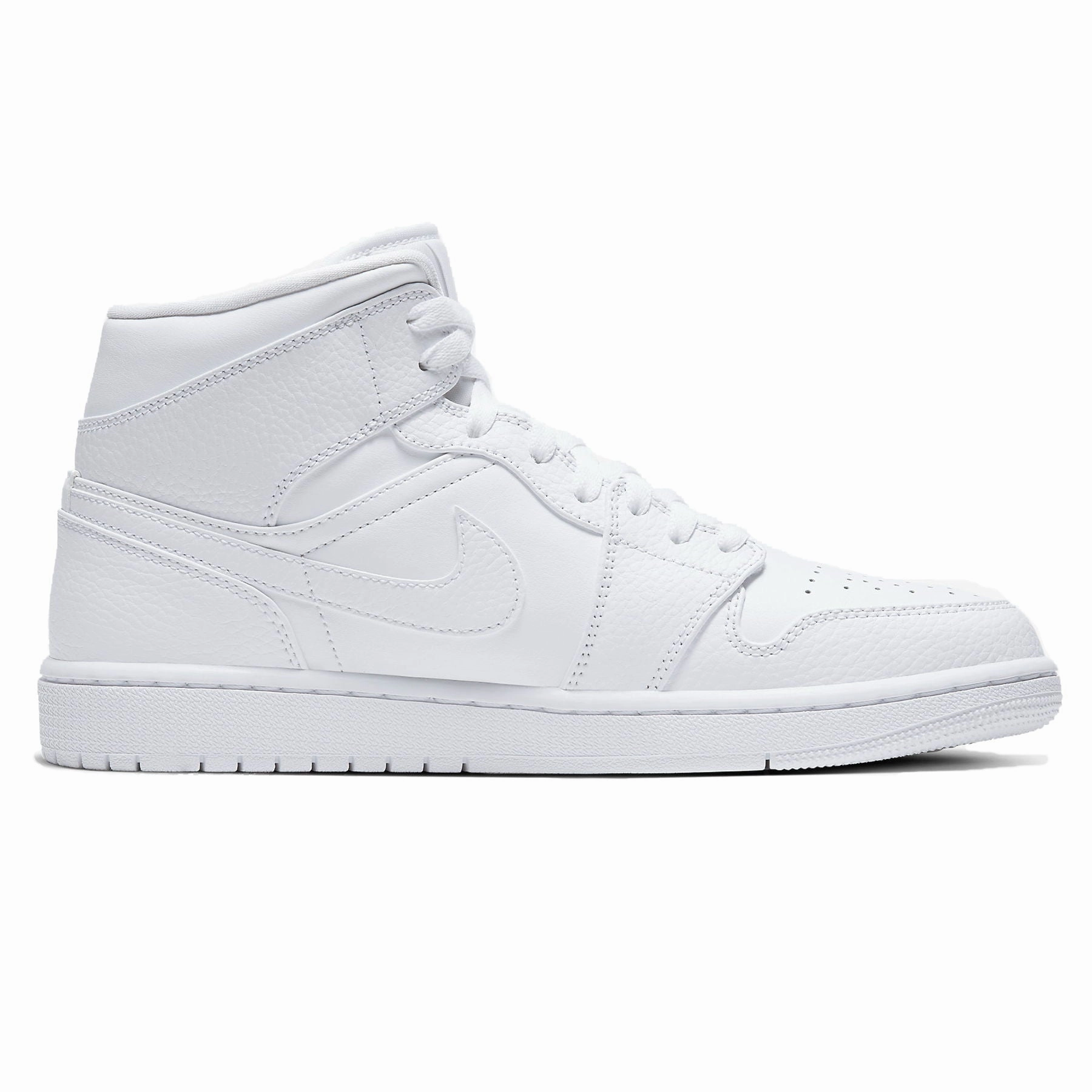 Air Jordan 1 Mid 'Triple White' Air Jordan 1 vintage style sneakers