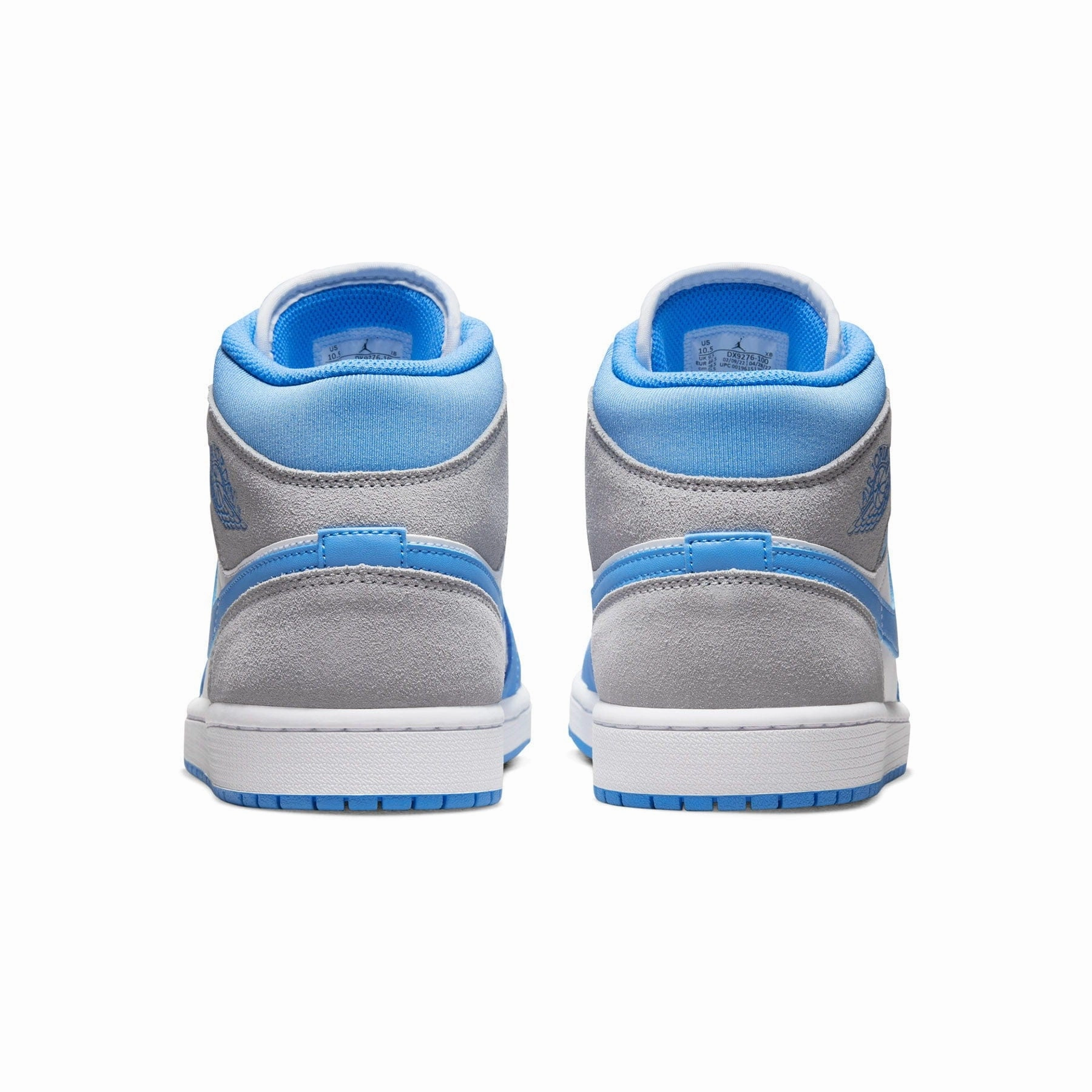 Air Jordan 1 Mid 'University Blue Grey' Air Jordan 1 vintage style sneakers