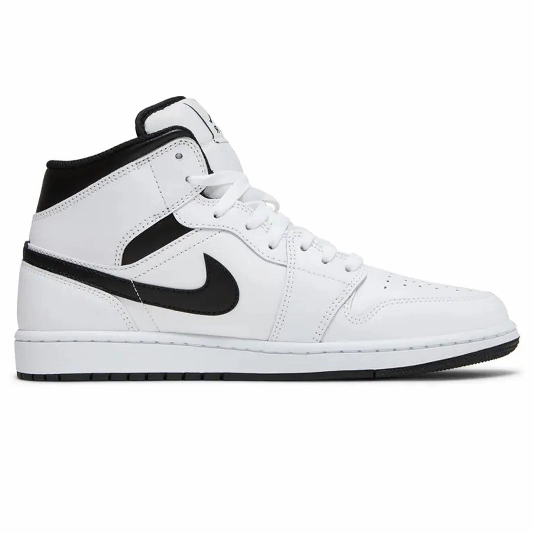 Air Jordan 1 Mid 'White Black' Air Jordan 1 classic sneakers