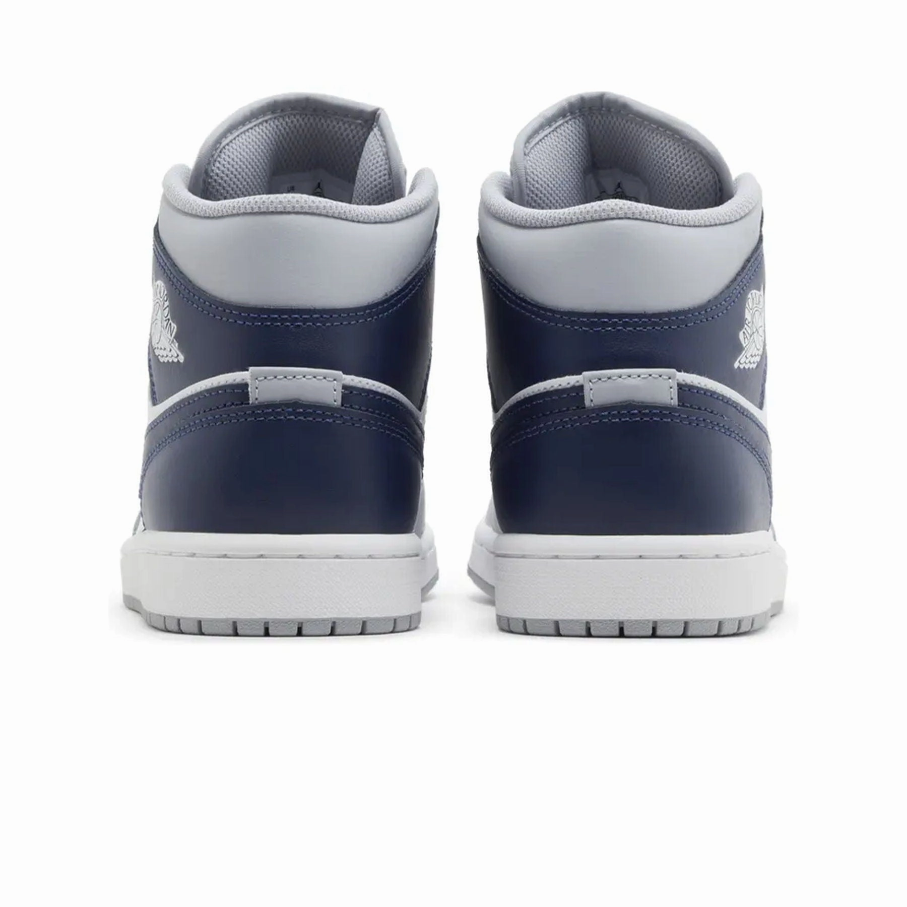 Air Jordan 1 Mid 'Wolf Grey Midnight Navy' Air Jordan 1 classic sneakers