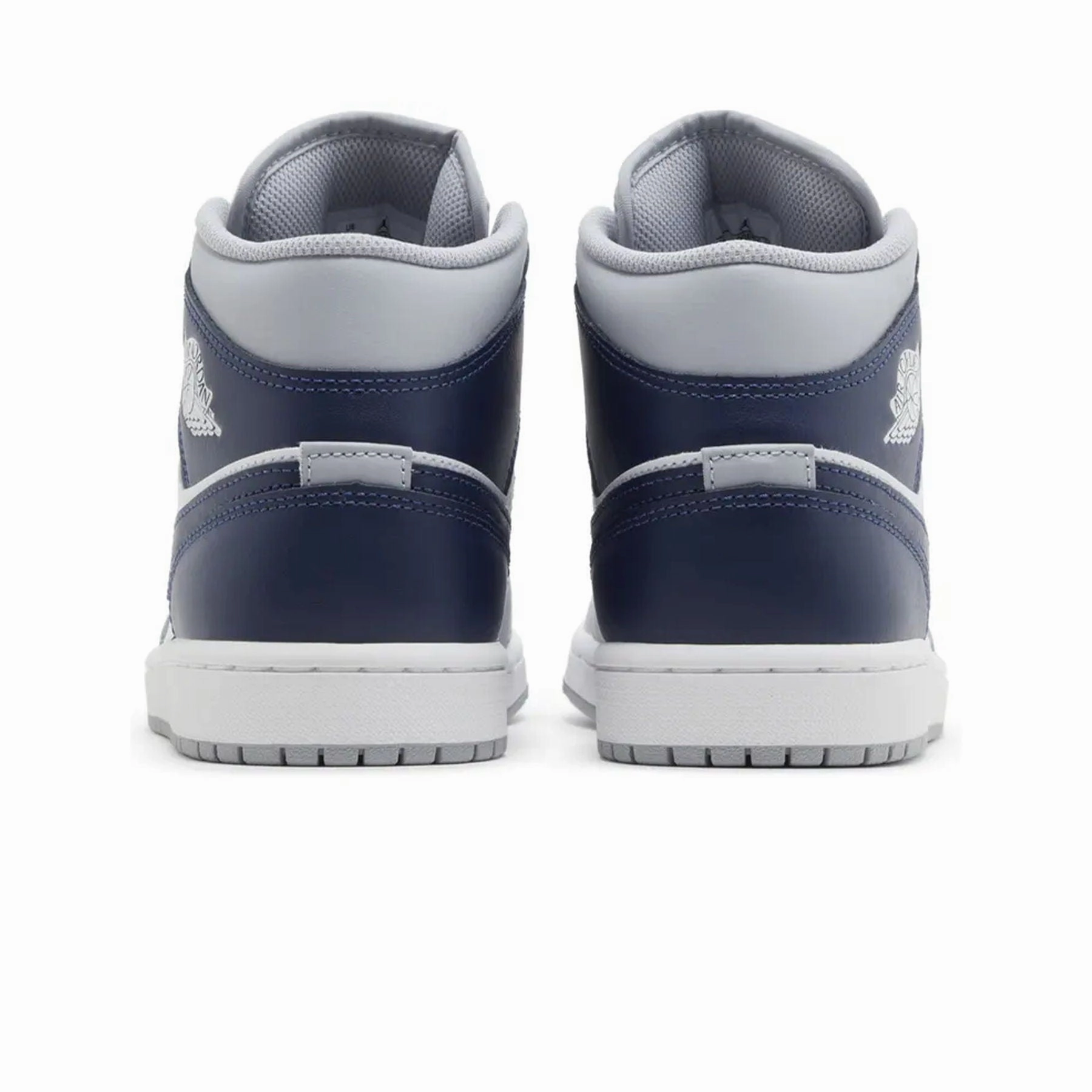 Air Jordan 1 Mid 'Wolf Grey Midnight Navy' Air Jordan 1 Mid streetwear shoes