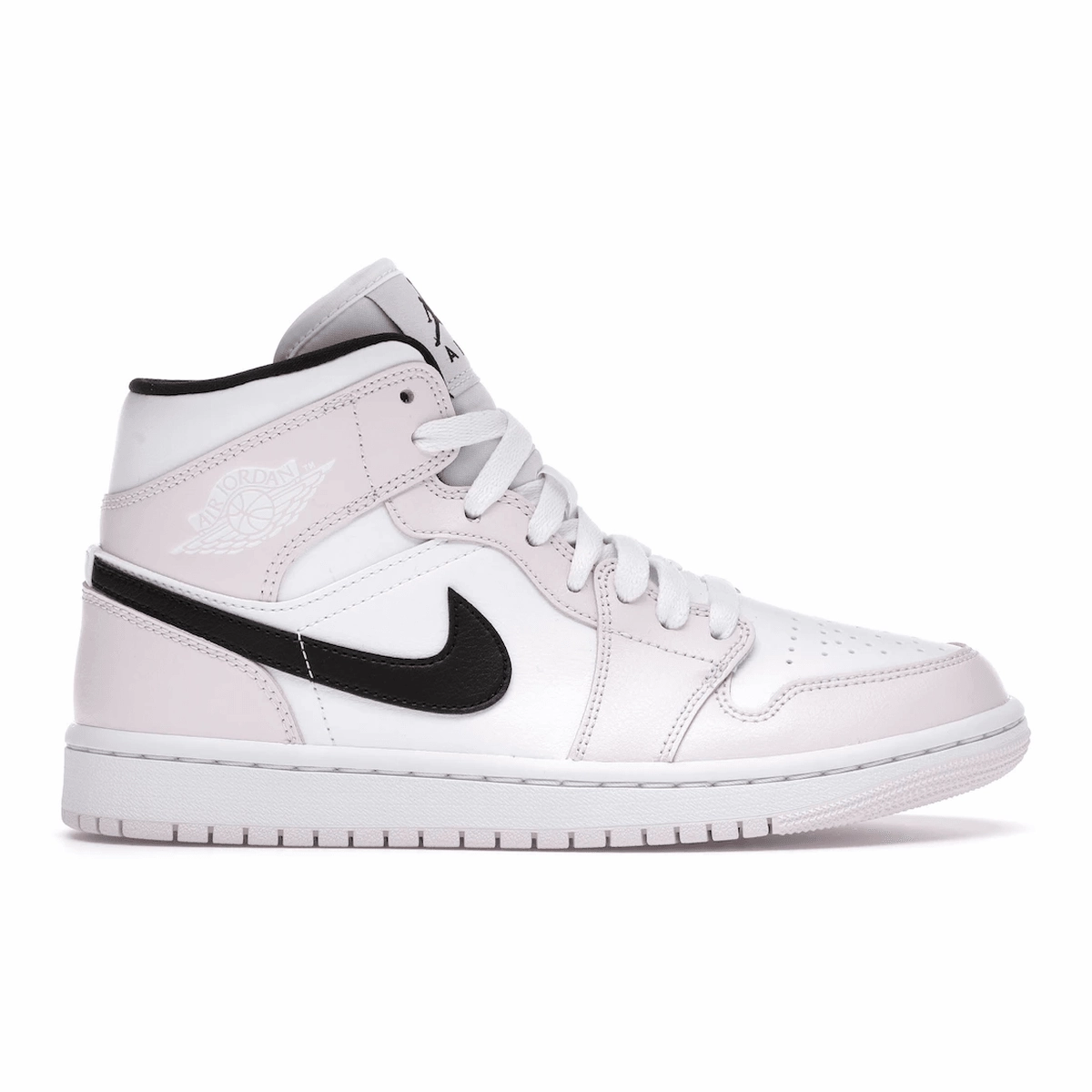 Air Jordan 1 Mid Barely Rose Air Jordan 1 Mid sneakers with bold retro vibes