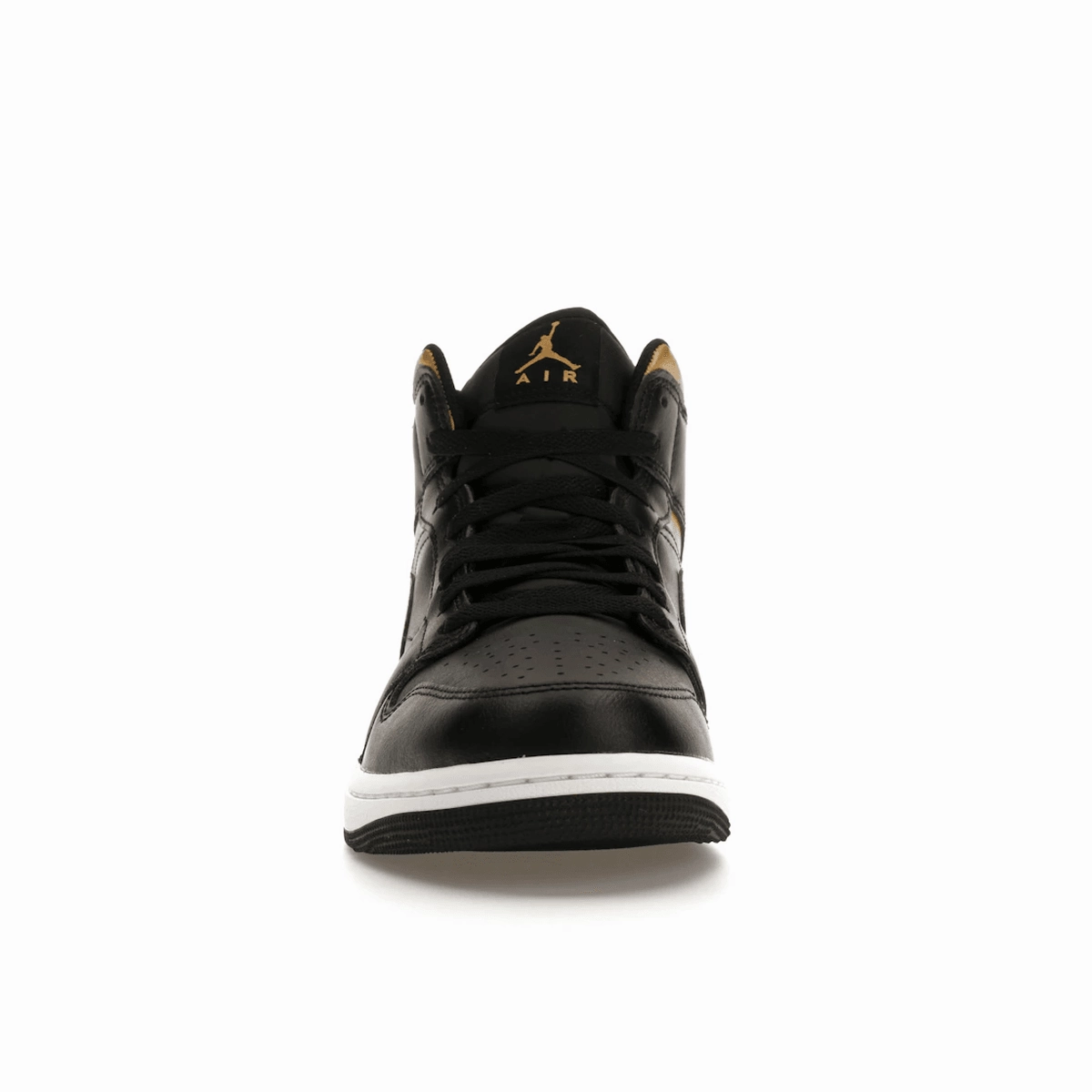 Air Jordan 1 Mid Black Metallic Gold Air Jordan 1 Mid retro sneakers