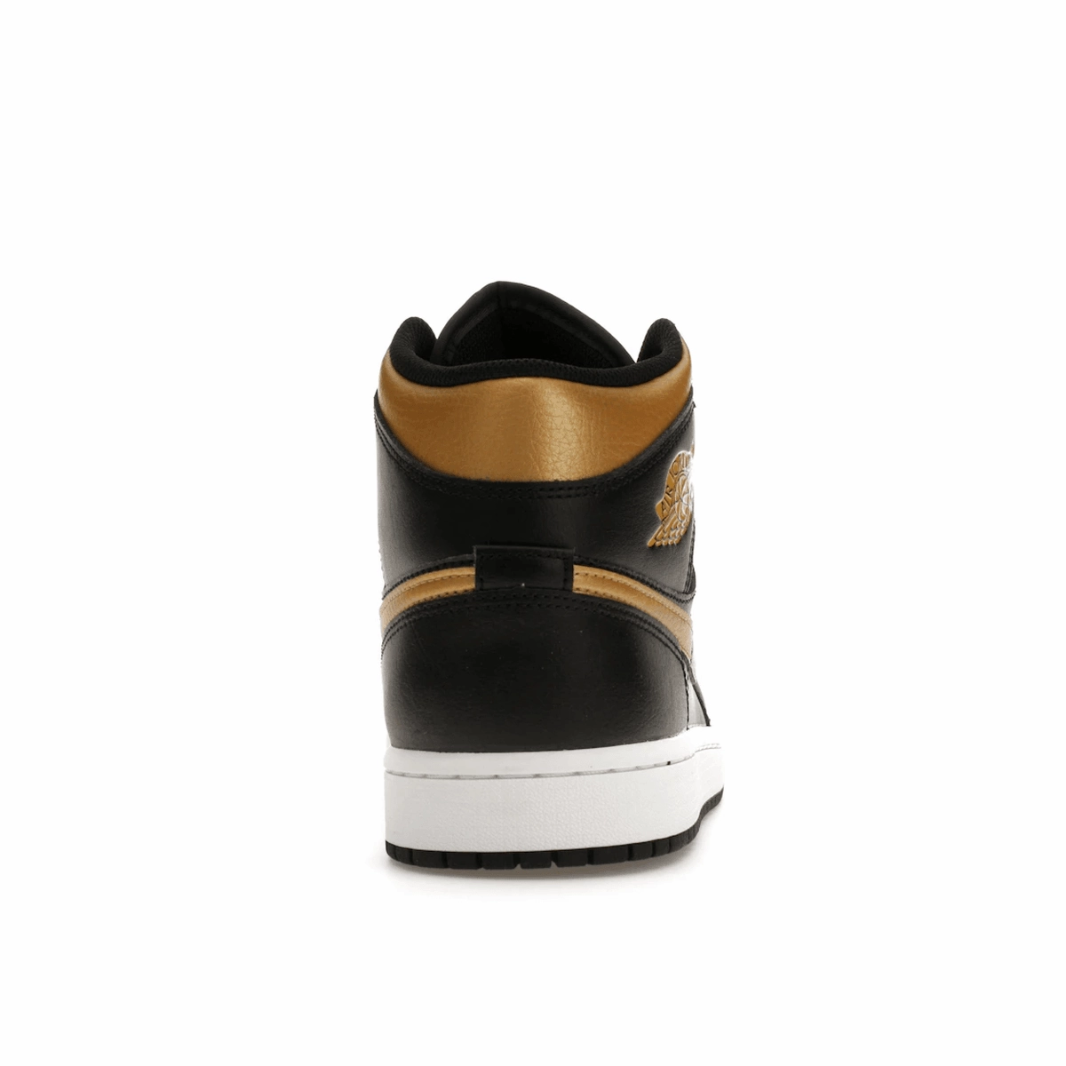 Air Jordan 1 Mid Black Metallic Gold Air Jordan 1 Mid retro sneakers