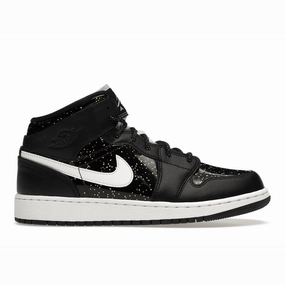 Air Jordan 1 Mid Black Speckle Air Jordan 1 Mid sneakers with bold retro vibes