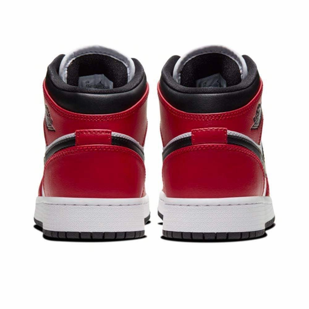 Air Jordan 1 Mid Chicago Black Toe GS Air Jordan 1 vintage style sneakers