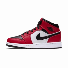 Air Jordan 1 Mid Chicago Black Toe GS Air Jordan 1 timeless sneakers for Jordan fans