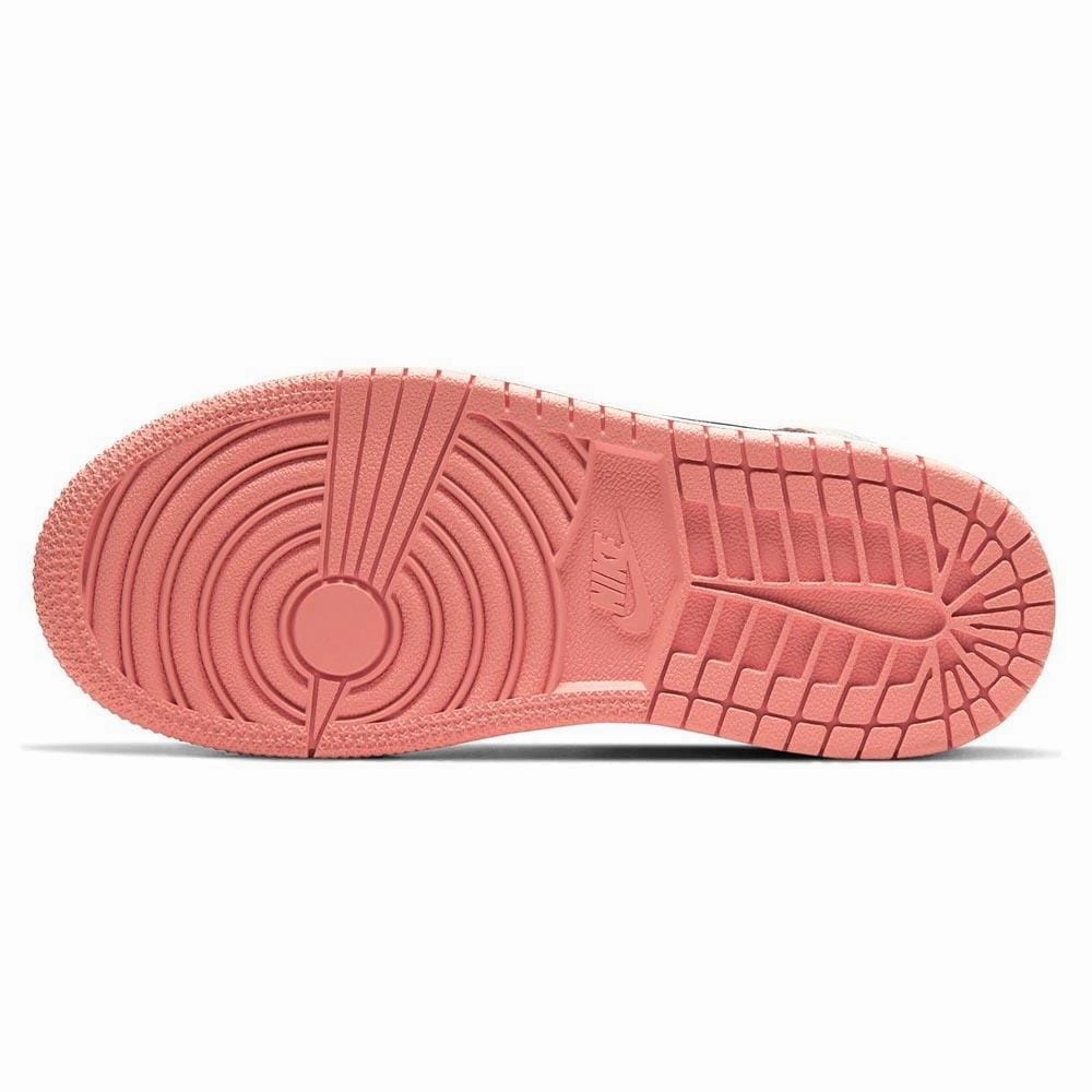 Air Jordan 1 Mid Children's 'Pink Quartz' (PS) Air Jordan 1 vintage style sneakers