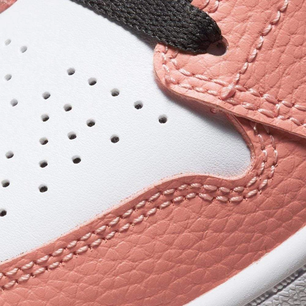 Air Jordan 1 Mid Children's 'Pink Quartz' (PS) Air Jordan 1 vintage style sneakers