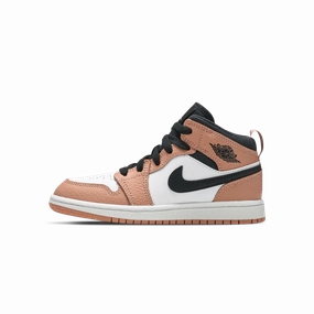 Air Jordan 1 Mid Children's 'Pink Quartz' (PS) Air Jordan 1 timeless sneakers for Jordan fans