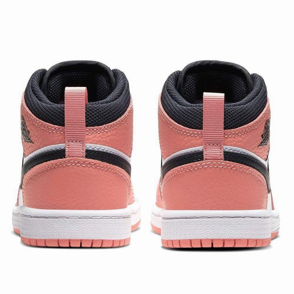 Air Jordan 1 Mid Children's 'Pink Quartz' (PS) Air Jordan 1 vintage style sneakers