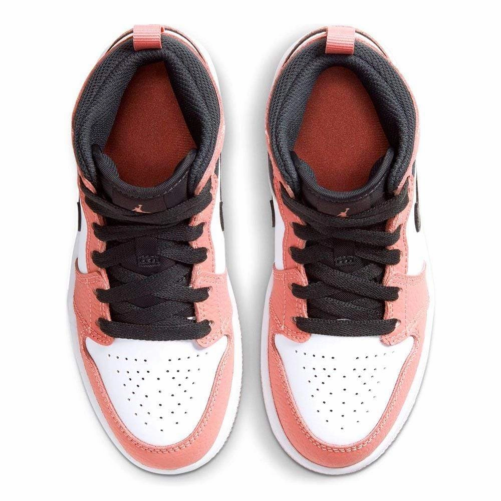 Air Jordan 1 Mid Children's 'Pink Quartz' (PS) Air Jordan 1 vintage style sneakers