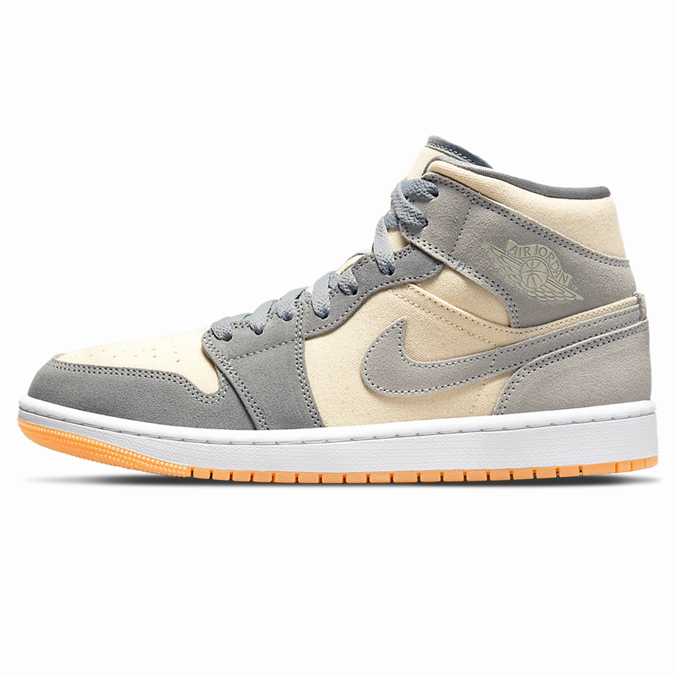 Air Jordan 1 Mid Coconut Milk Particle Grey Air Jordan 1 Mid versatile shoes for daily wear