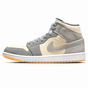 Air Jordan 1 Mid Coconut Milk Particle Grey Air Jordan 1 Mid versatile shoes for daily wear