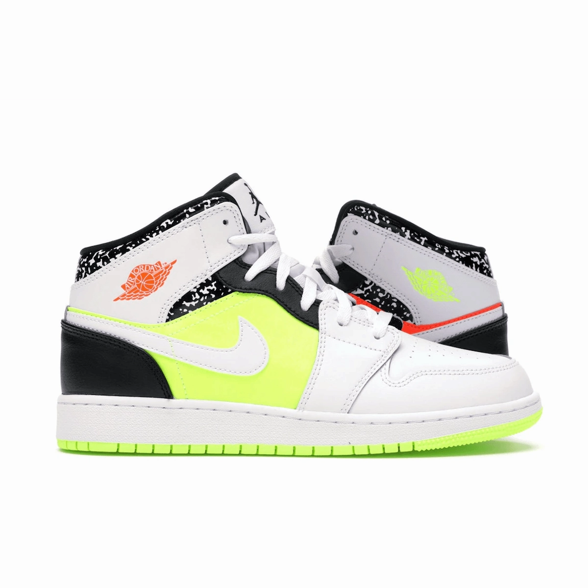 Air Jordan 1 Mid Composition Notebook Air Jordan 1 Mid sneakers with bold retro vibes