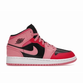 Air Jordan 1 Mid Coral Chalk Air Jordan 1 Mid sneakers with bold retro vibes
