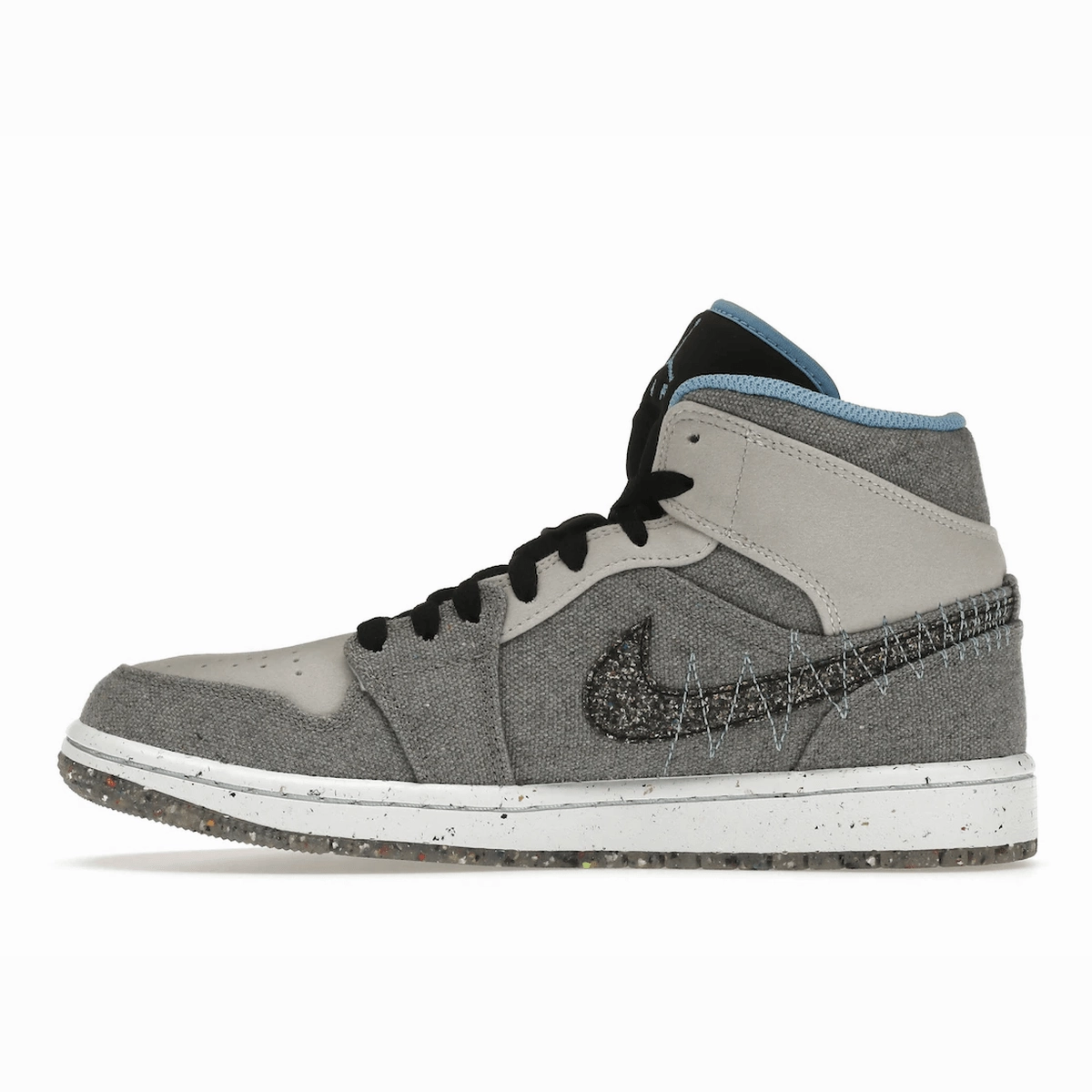 Air Jordan 1 Mid Crater Gray University Blue Air Jordan 1 Mid retro sneakers