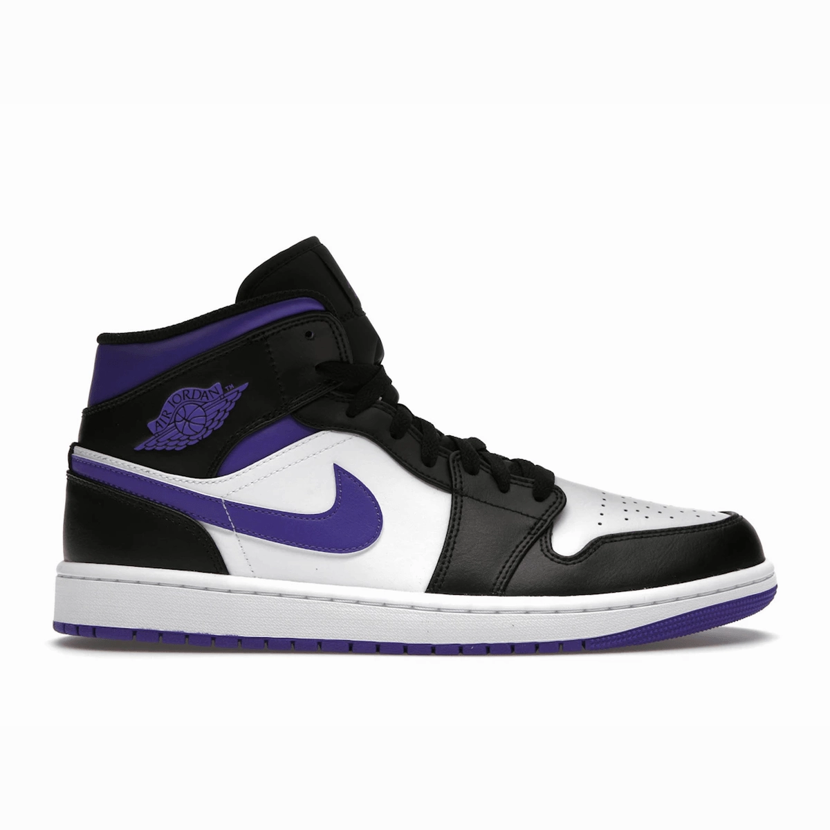 Air Jordan 1 Mid Dark Iris Air Jordan 1 Mid sneakers with bold retro vibes