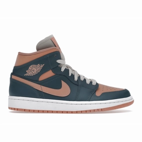 Air Jordan 1 Mid Dark Teal Green Air Jordan 1 Mid sneakers with bold retro vibes