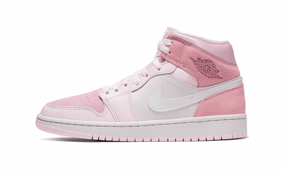 Air Jordan 1 Mid Digital Pink Air Jordan 1 Mid sneakers with bold retro vibes