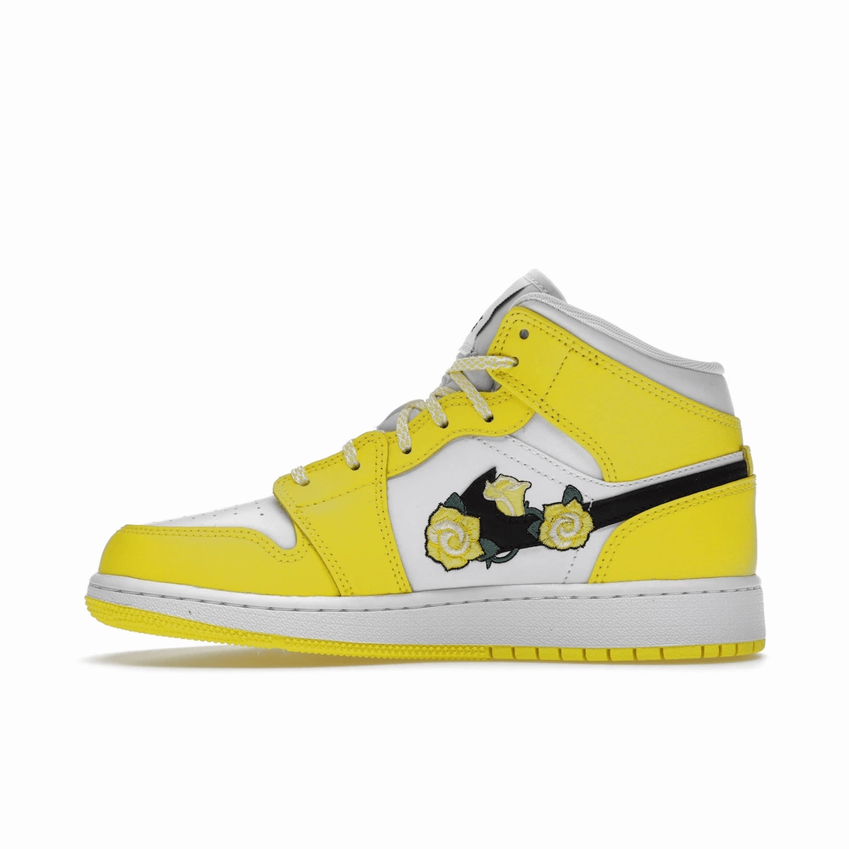 Air Jordan 1 Mid Dynamic Yellow Floral Air Jordan 1 Mid retro sneakers