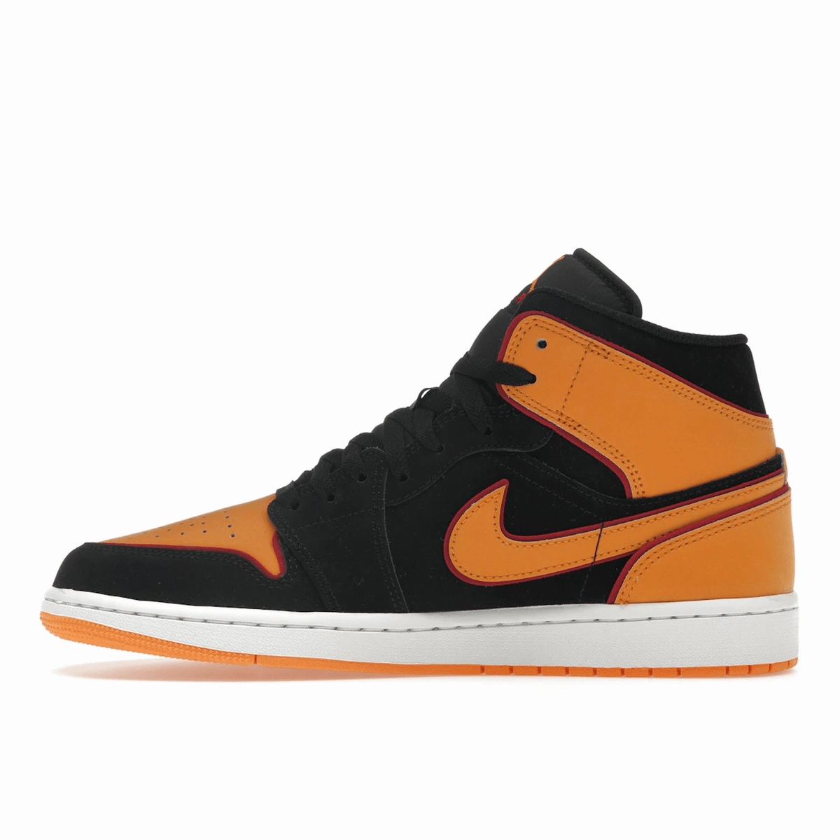 Air Jordan 1 Mid Fat Tongue Black Orange Air Jordan 1 Mid retro sneakers