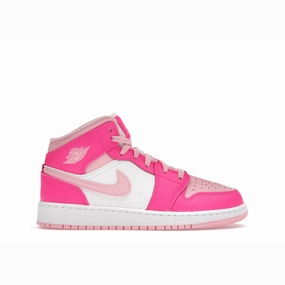 Air Jordan 1 Mid Fierce Pink Air Jordan 1 Mid sneakers with bold retro vibes
