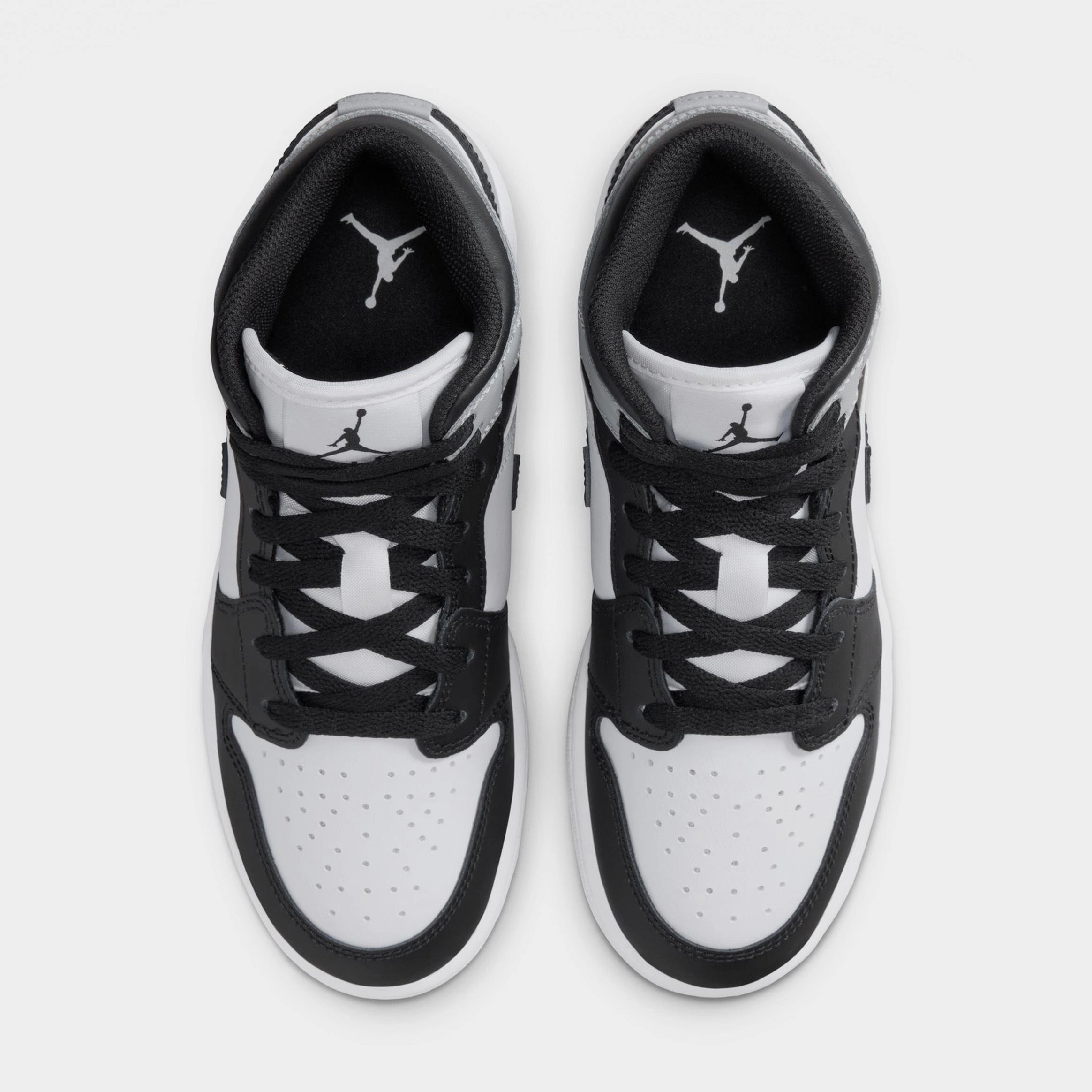 Air Jordan 1 Mid Grade School Lifestyle Shoes (White/Black/Rust/Pin) Air Jordan 1 original design shoes
