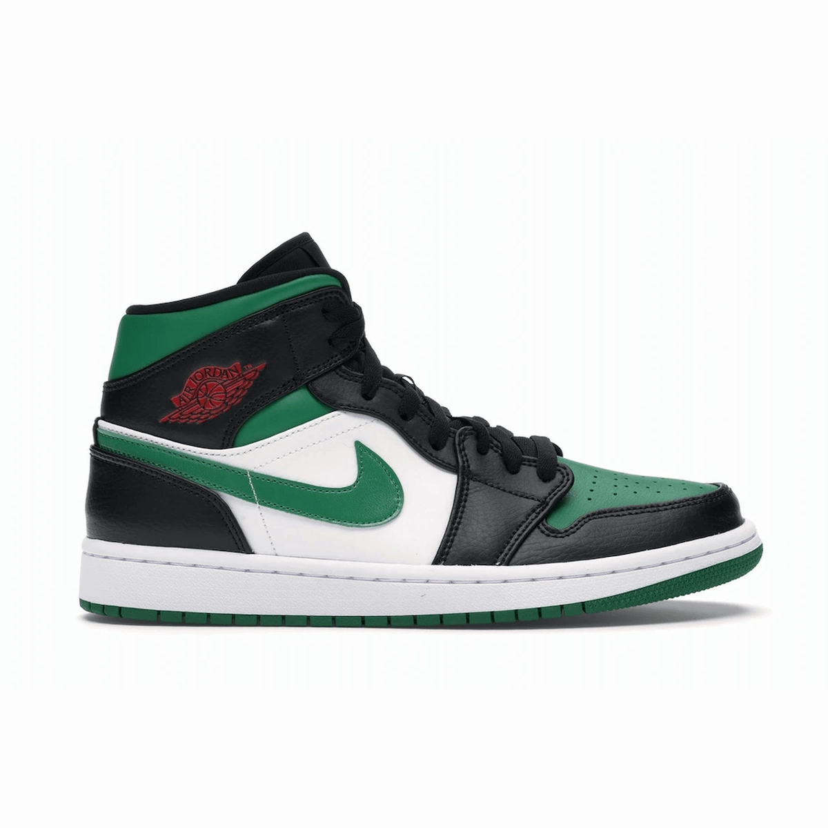 Air Jordan 1 Mid Green Toe Air Jordan 1 Mid sneakers with bold retro vibes