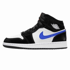Air Jordan 1 Mid GS 'Black Racer Blue' Air Jordan 1 Mid versatile shoes for daily wear