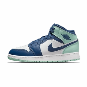 Air Jordan 1 Mid GS 'Blue Mint' Air Jordan 1 timeless sneakers for Jordan fans